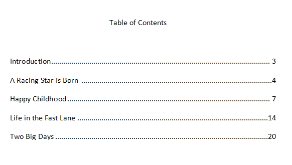Apa dissertation list of tables